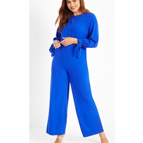 Eloquii Pants - Eloquii Royal Blue Jumpsuit 14